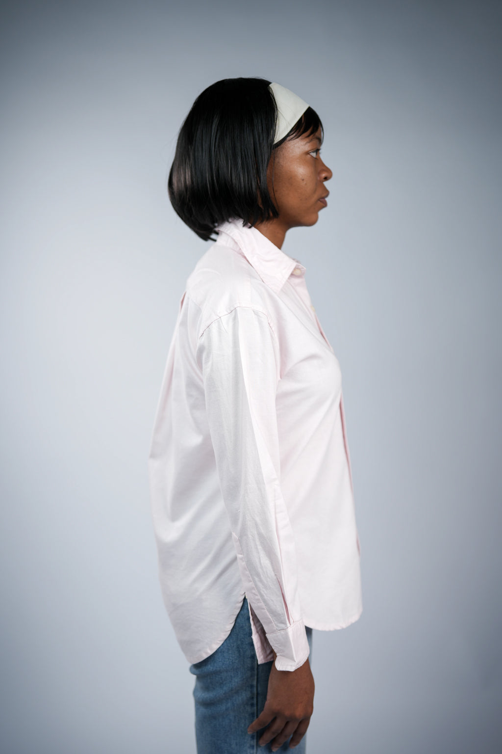 Pink Oxford Women Shirt