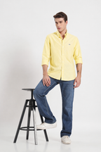 Light Lemon Oxford Shirt Men