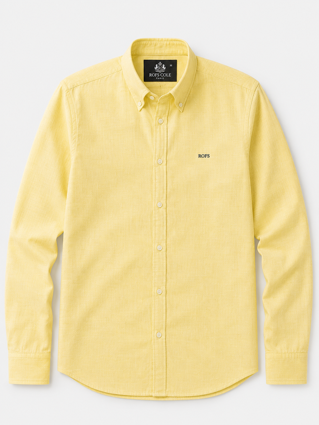 Light Lemon Oxford Shirt Men