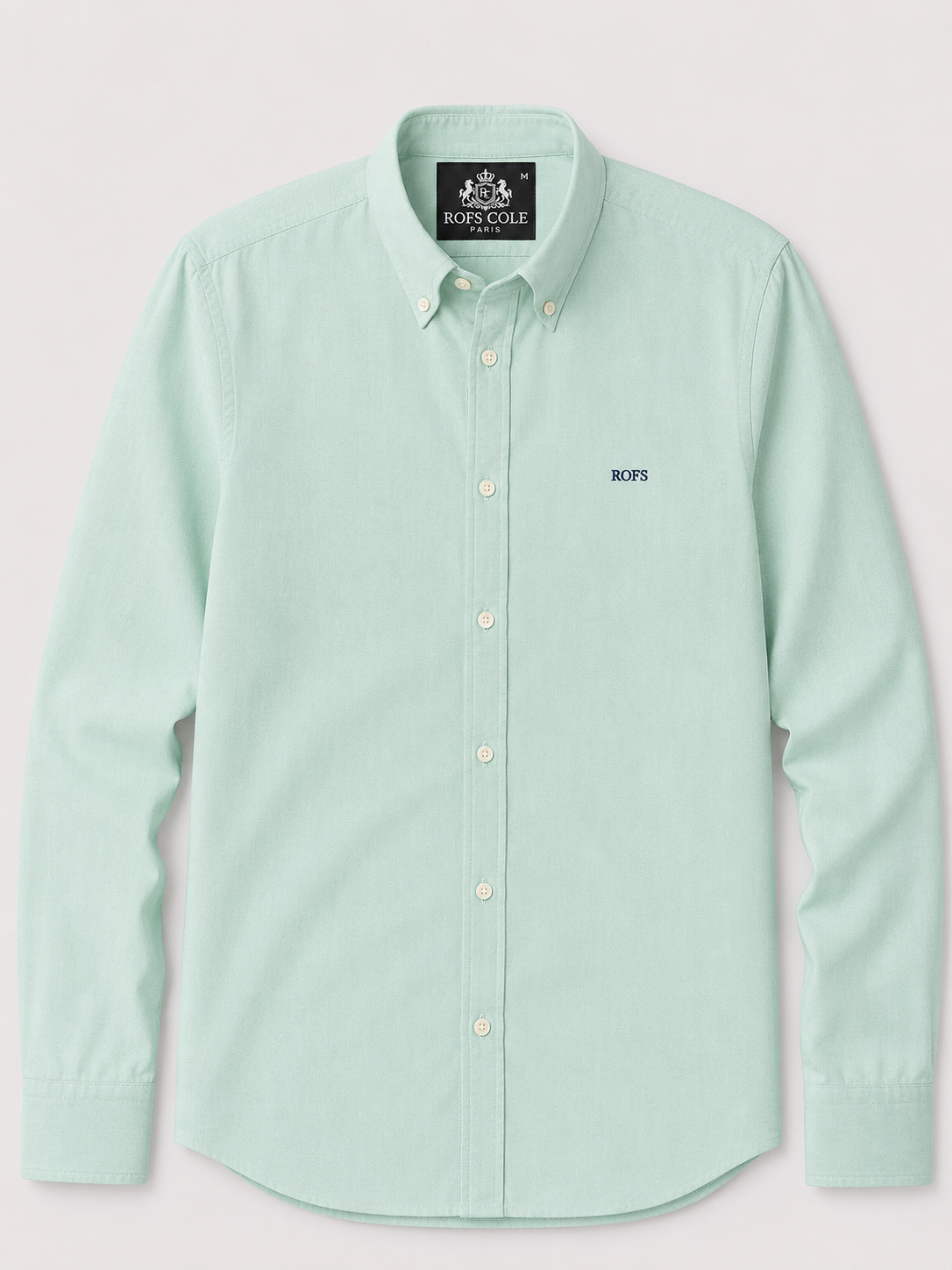 Cool Green Oxford Shirt Men