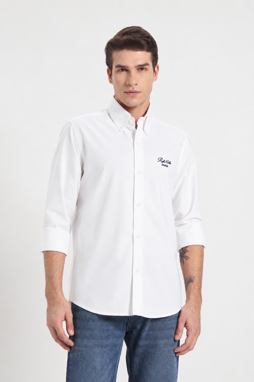 Rofs Cole Paris Signature White Shirt Men