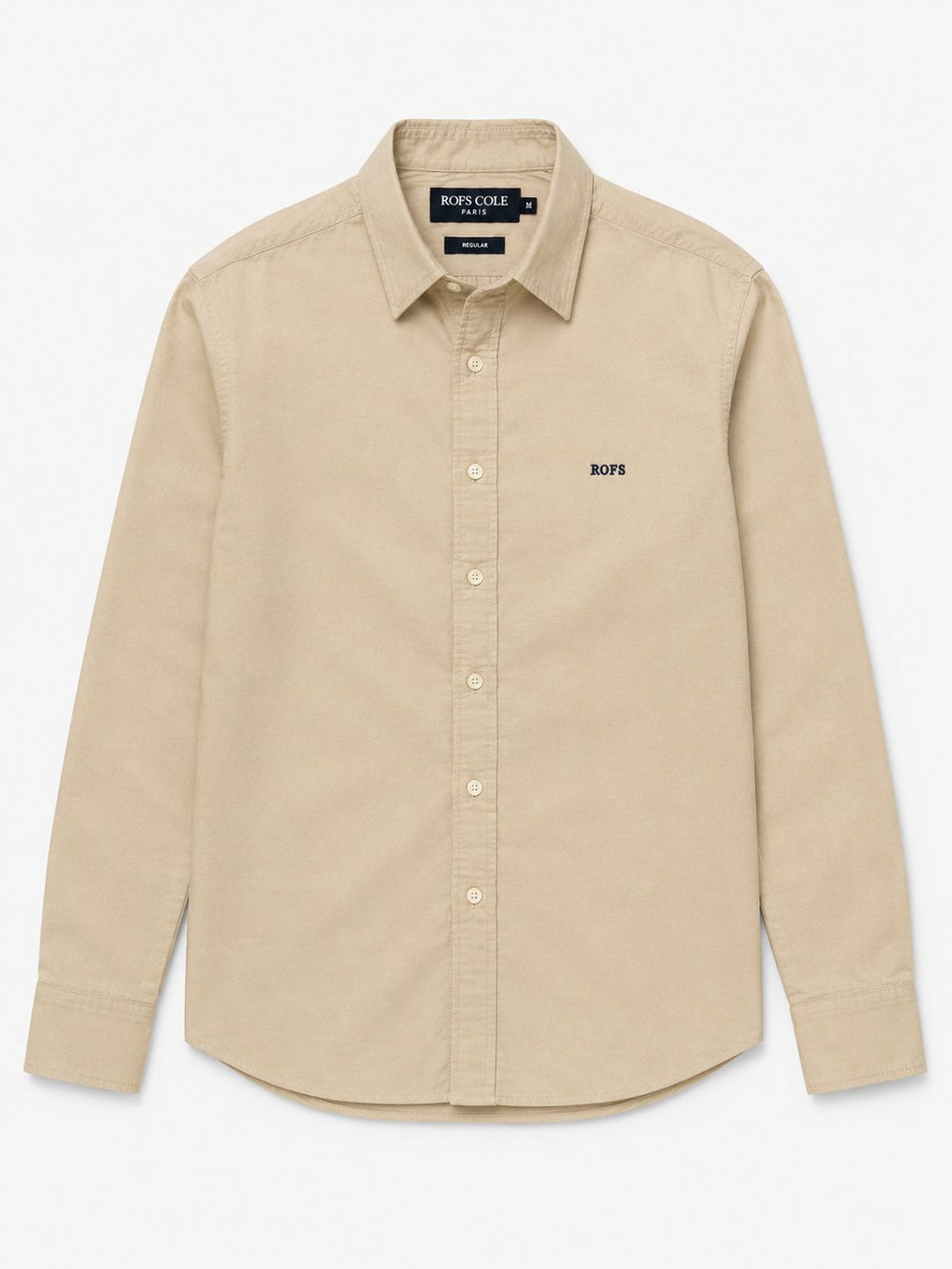 Light camel oxford women shirt