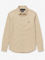 Light camel oxford women shirt