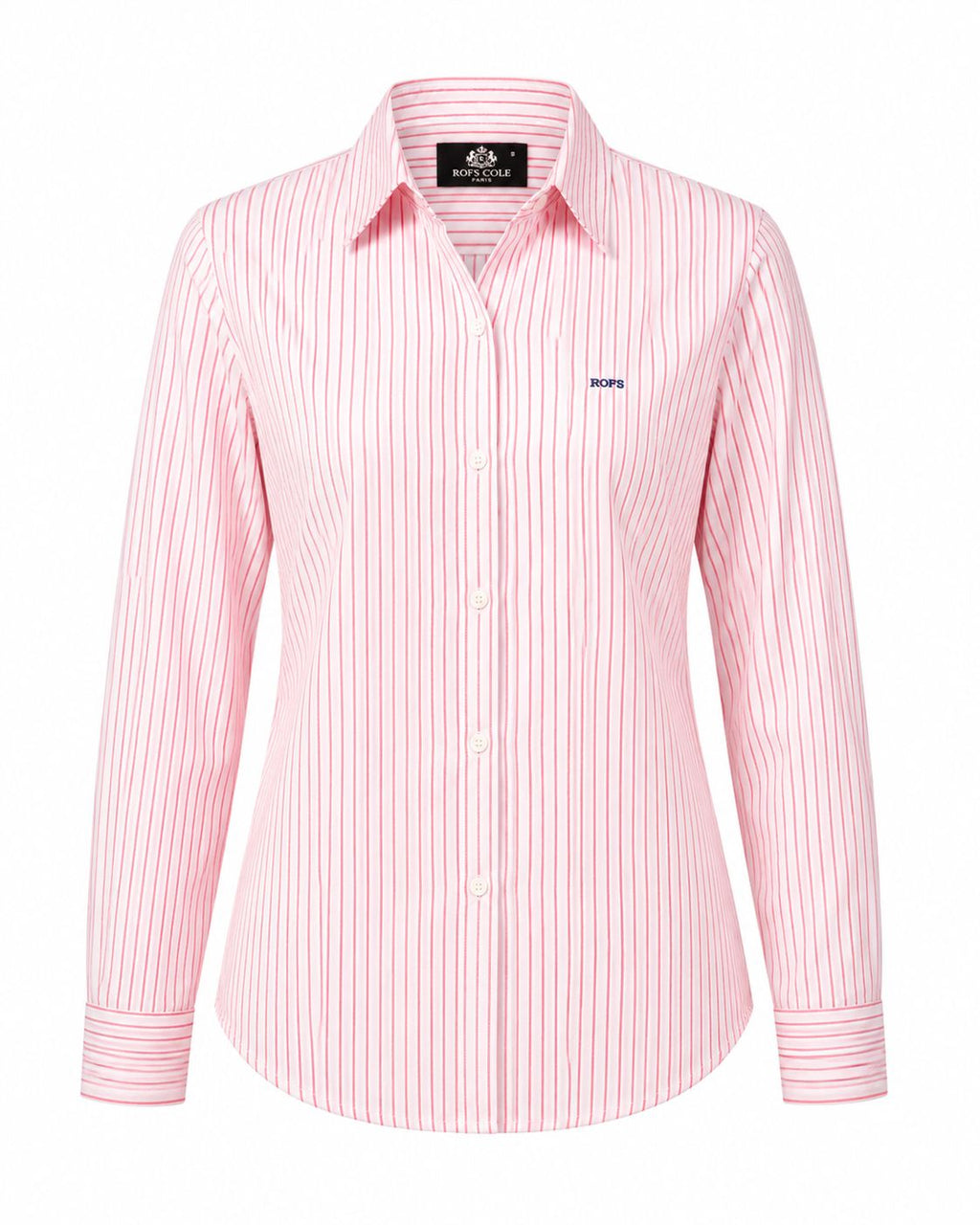 Crimson Red Stripe cotton shirt