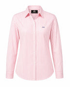 Crimson Red Stripe cotton shirt