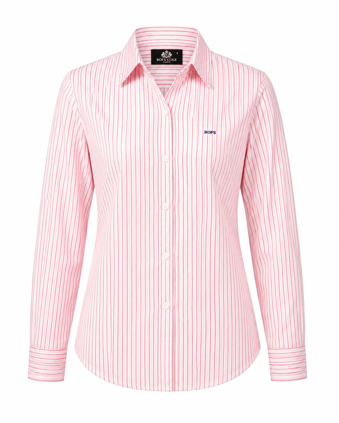 Crimson Red Stripe cotton shirt