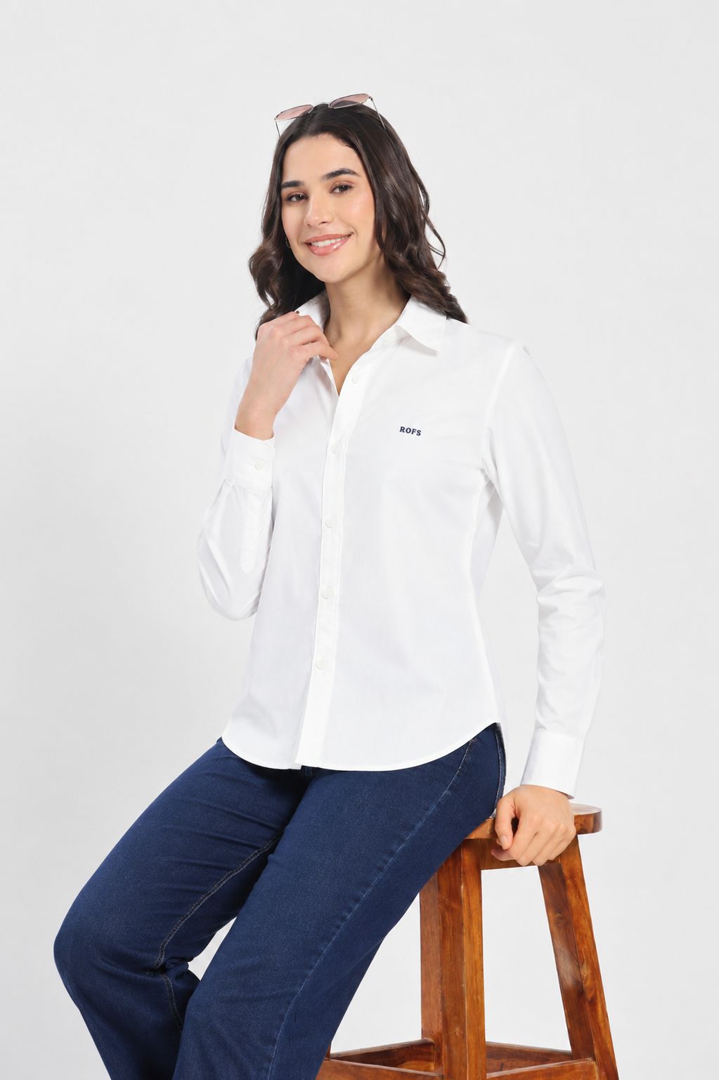 White Twill Women Shirt