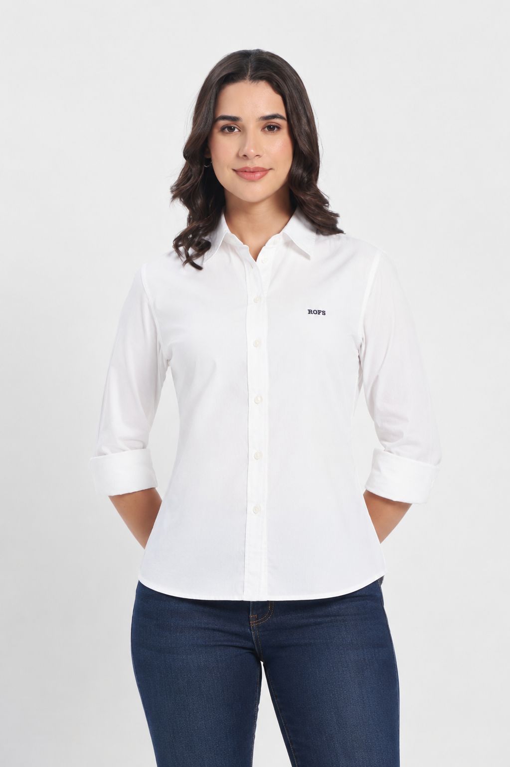 White Twill Women Shirt